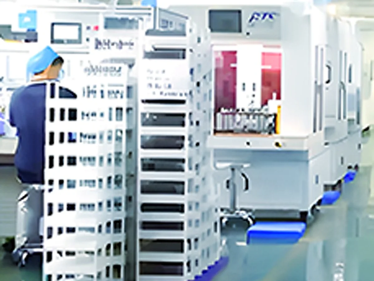 Battery cells undergoing capacity and performance testing