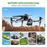 6S drone battery pack applications: FPV drone, RC boat, RC car, RC helicopter and fixed-wing airplane