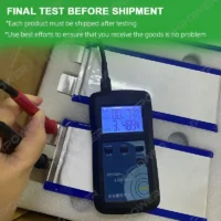 Every HPOWER 3.6V 31Ah UAV battery is voltage and internal resistance tested before shipment (3.49V, 0.71 mΩ)